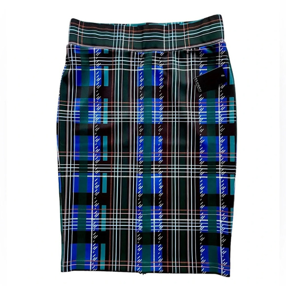 Eloquii Dresses & Skirts - NWT Eloquii Plaid Neoprene Pencil Skirt